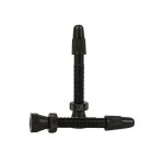 40mm Aluminium Tubeless Valve Stem in Black