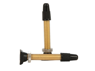 40mm Square Bottom Brass Tubeless Presta Valve Stem