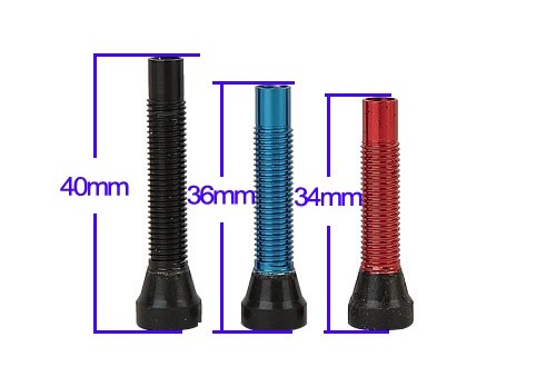 Aluminium Tubeless Valve Stem Lengths