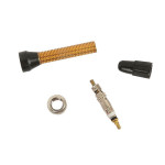 Round Base Brass Tubeless Presta Valve Removable Core