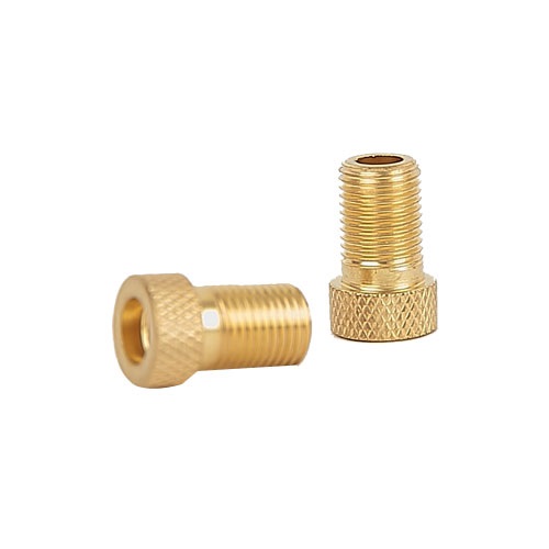 Brass Presta Valve Adapter - Presta Valve Caps Anodized Aluminum