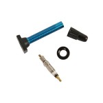 Square Base Aluminium Tubeless Stem with Valve Core Removed