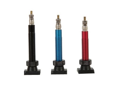 Square Based Colored Tubeless Presta Valves