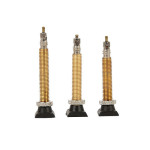 Square Base Brass Tubeless Valves in 34mm, 36mm and 40mm Lengths
