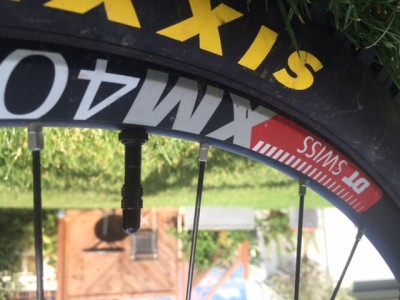 DTswiss rims with WISTIO tubeless valve stems