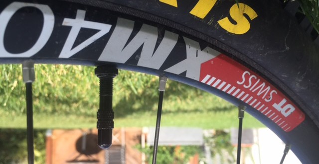 DTswiss rims with WISTIO tubeless valve stems