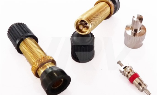 Schrader tubeless valve with removable core